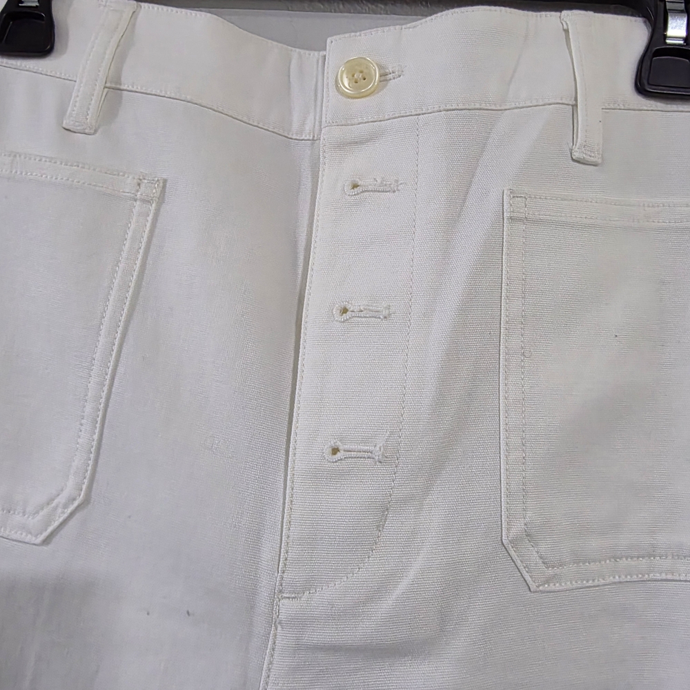 Lauren Ralph Lauren Cream Flare Leg Trousers - Picture 2 of 5